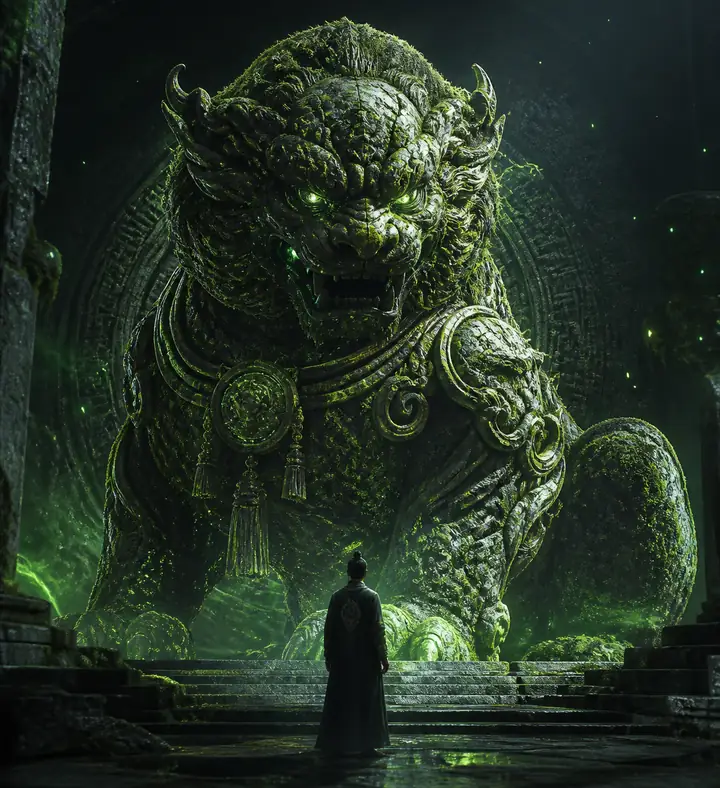 Fantasy guardian 3D model example