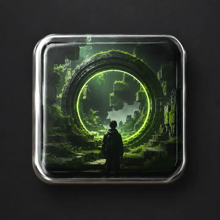 Metal fridge magnet template
